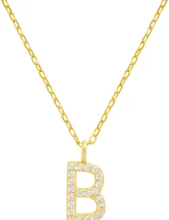 Bijou Brigitte Ketten 925Er Silber|Ketten Gold>Kette - Simple B gold