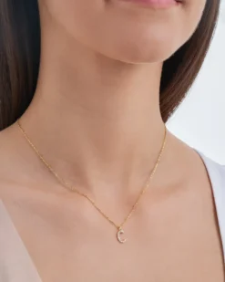 Bijou Brigitte Ketten 925Er Silber|Ketten Gold>Kette - Simple C gold