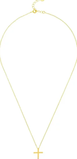 Bijou Brigitte Ketten Gold|Ketten 925Er Silber>Kette - Simple Cross gold