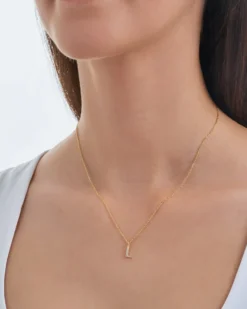 Bijou Brigitte Silver Crystals|Ketten Gold>Kette - Simple L gold