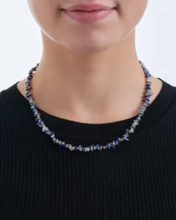 Bijou Brigitte Boho-Schmuck>Kette - Simple Lapis blau