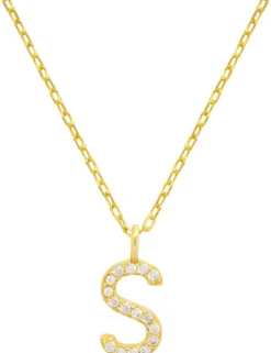 Bijou Brigitte Ketten 925Er Silber|Ketten Gold>Kette - Simple S gold