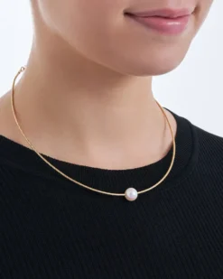 Bijou Brigitte Basics|Ketten Gold>Kette - Single Pearl gold