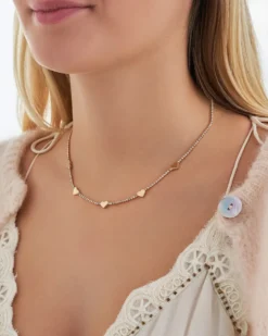 Bijou Brigitte Ketten Gold|Für Bestimmte Personen>Kette - Sparkle Hearts gold