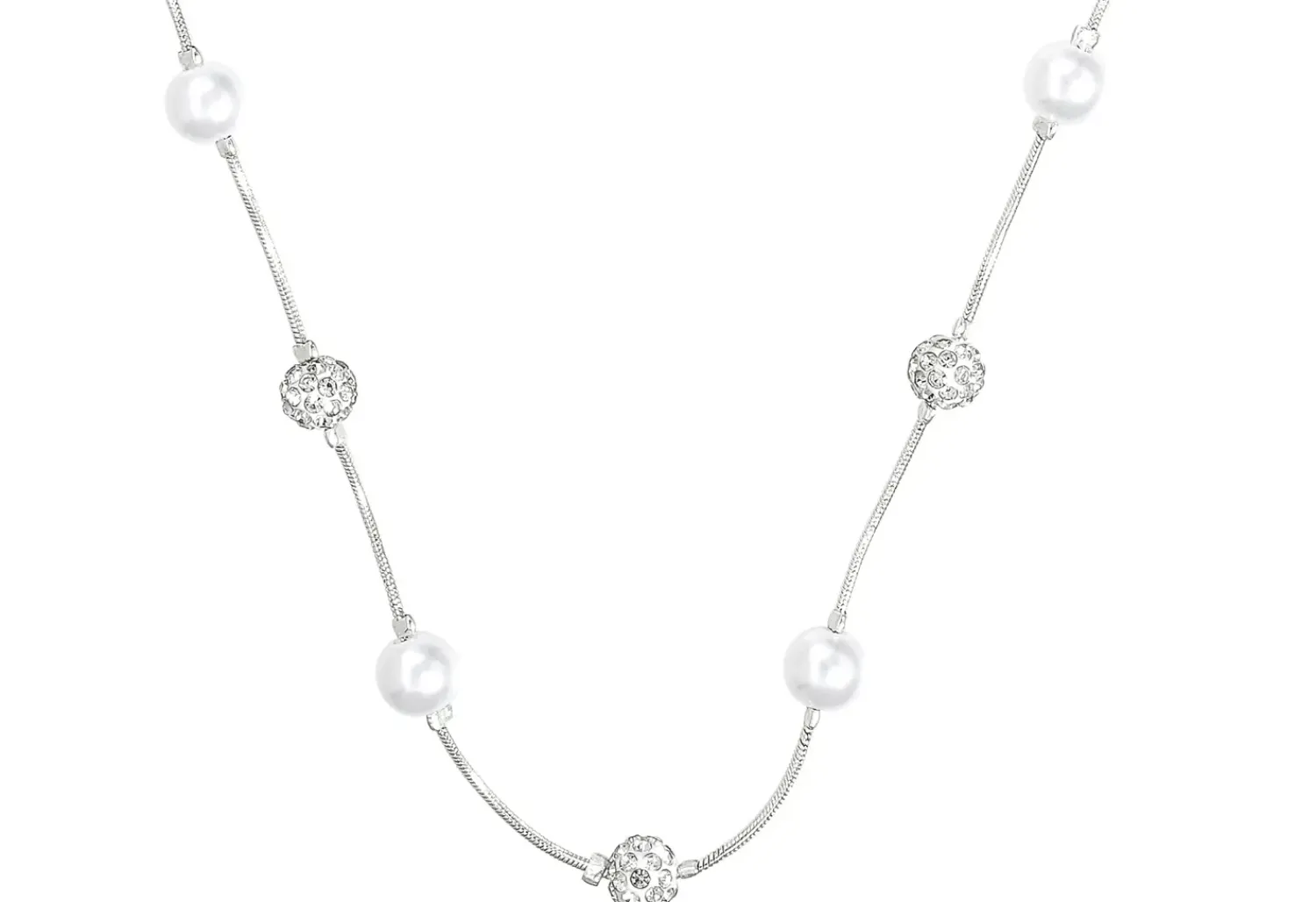 Bijou Brigitte Perlenschmuck|Perlenketten>Kette - Sparkle Pearls gold, weiß