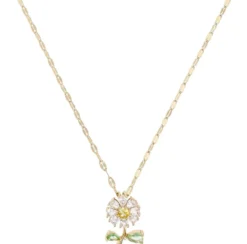 Bijou Brigitte Ketten Gold|Blumenschmuck>Kette - Sparkling Daisy gold, mehrfarbig