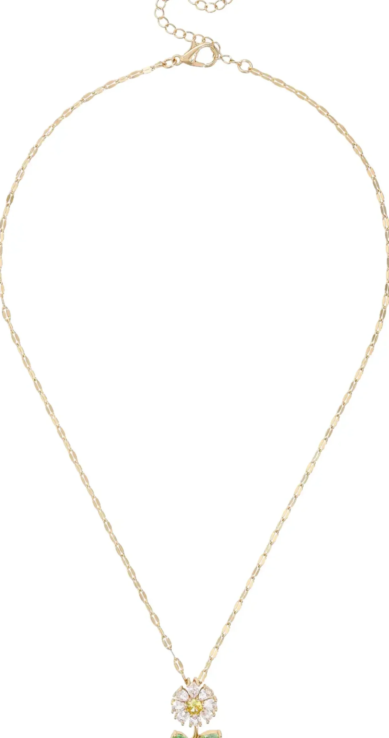 Bijou Brigitte Ketten Gold|Blumenschmuck>Kette - Sparkling Daisy gold, mehrfarbig