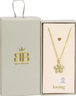 Bijou Brigitte Ketten Gold|Blumenschmuck>Kette - Sparkling Springtime gold