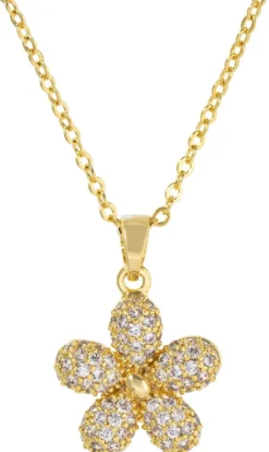 Bijou Brigitte Ketten Gold|Blumenschmuck>Kette - Sparkling Springtime gold