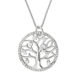Bijou Brigitte Ketten 925Er Silber|Silver Crystals>Kette - Sparkling Tree silber