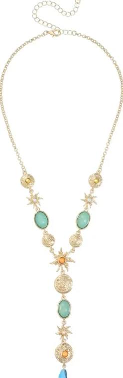 Bijou Brigitte Ketten Gold|Bunter Schmuck>Kette - Spiritual Sun gold, mehrfarbig