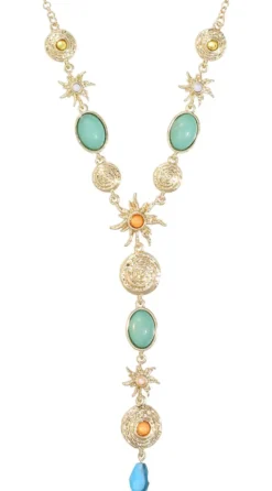 Bijou Brigitte Ketten Gold|Bunter Schmuck>Kette - Spiritual Sun gold, mehrfarbig