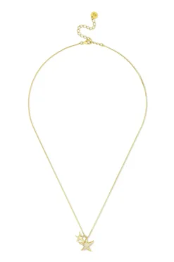 Bijou Brigitte Silver Crystals|Ketten Gold>Kette - Star Duo gold