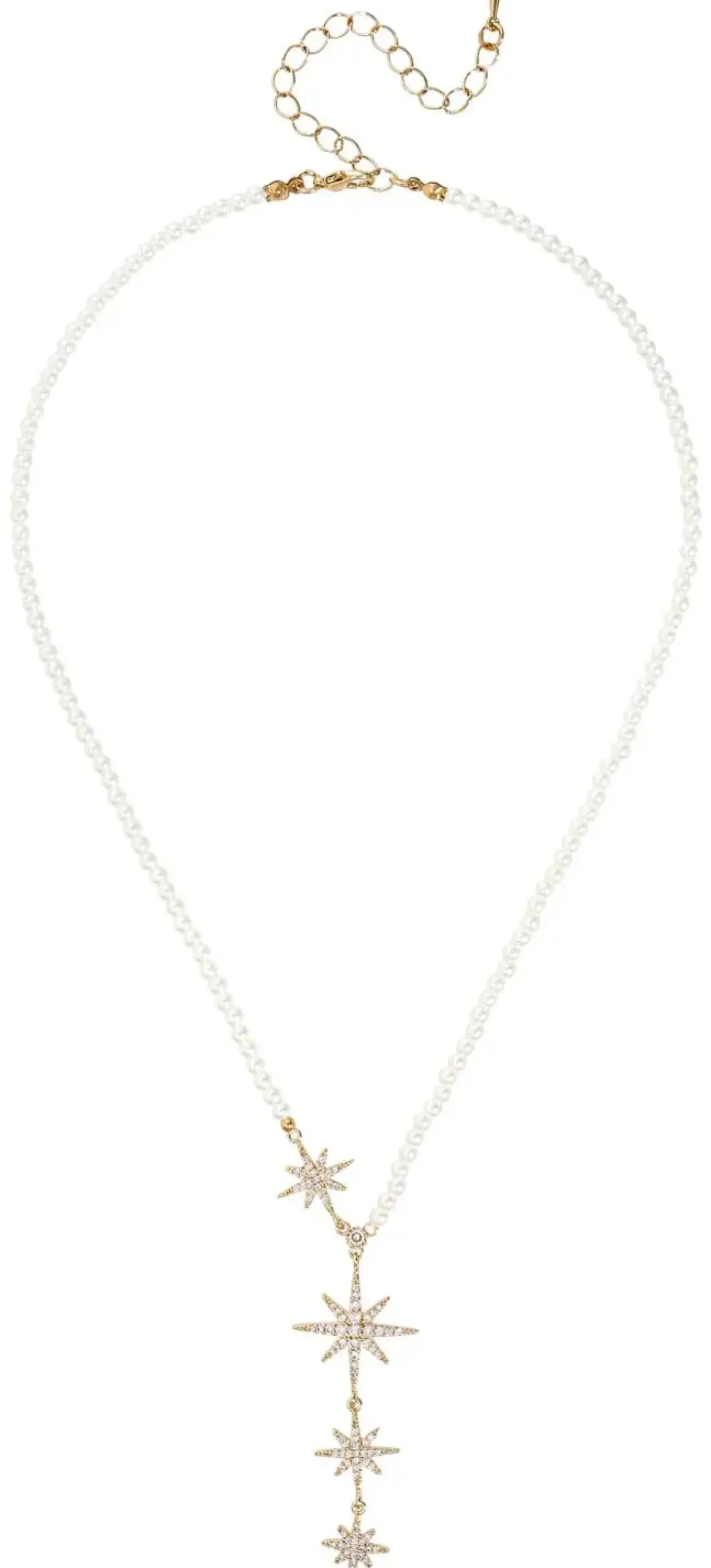 Bijou Brigitte Perlenschmuck|Perlenketten>Kette - Starry Pearls gold, weiß