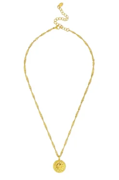 Bijou Brigitte Edelstahlschmuck In Gold|Wasserfester Schmuck>Kette - Steel Circle gold