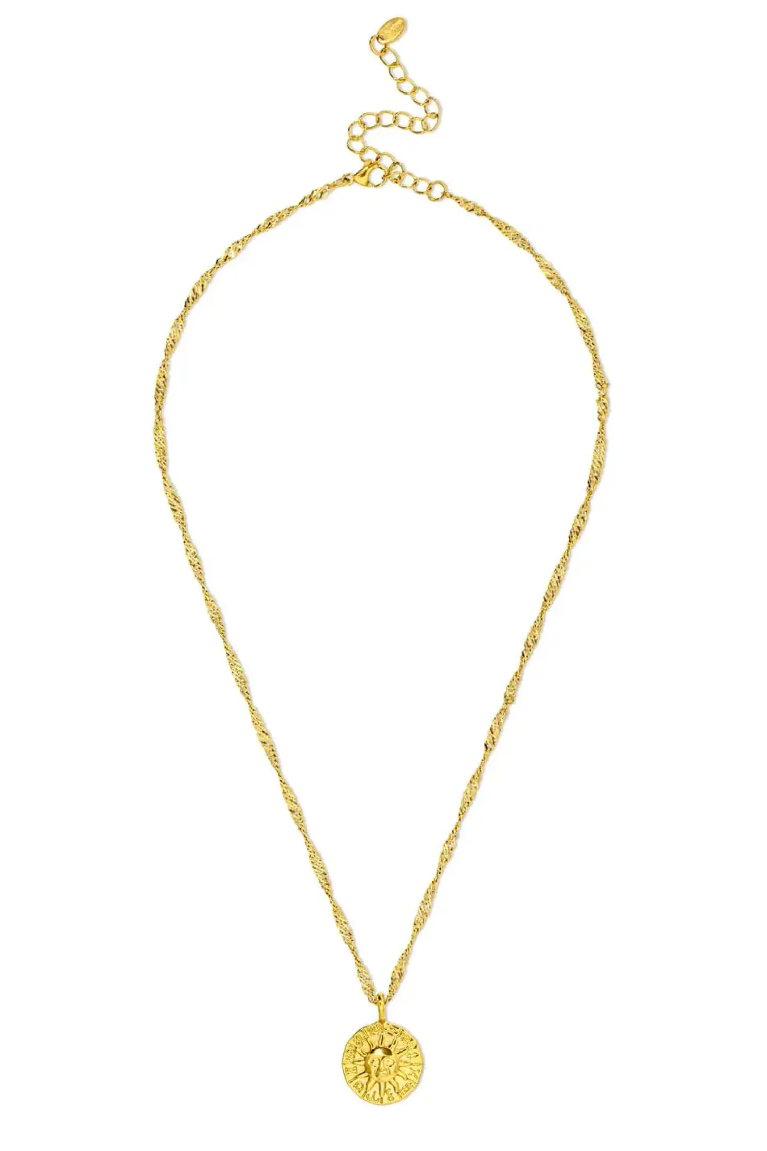 Bijou Brigitte Edelstahlschmuck In Gold|Wasserfester Schmuck>Kette - Steel Circle gold