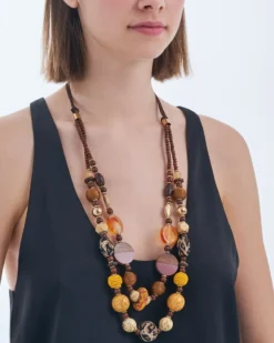 Bijou Brigitte Layering-Ketten|Statement-Ketten>Kette - Summer Safari braun