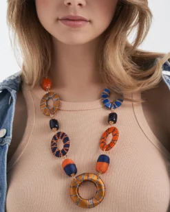 Bijou Brigitte Statement-Ketten|Bunter Schmuck>Kette - Sunny Horizon mehrfarbig