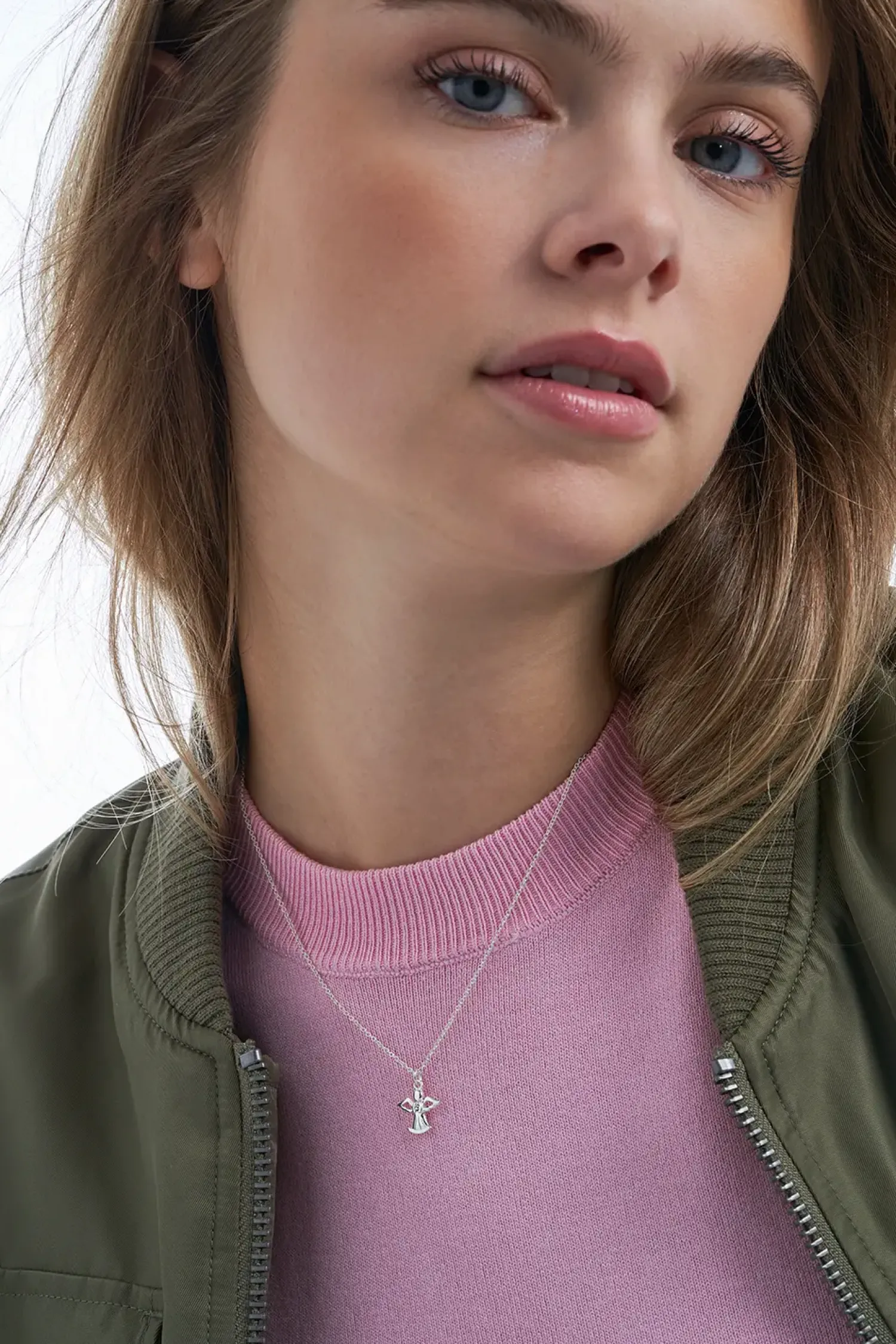 Bijou Brigitte Ketten 925Er Silber|Silver Crystals>Kette - Sweet Angel silber