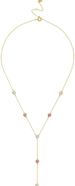Bijou Brigitte Silver Crystals|Ketten 925Er Silber>Kette - Tempting Hearts gold