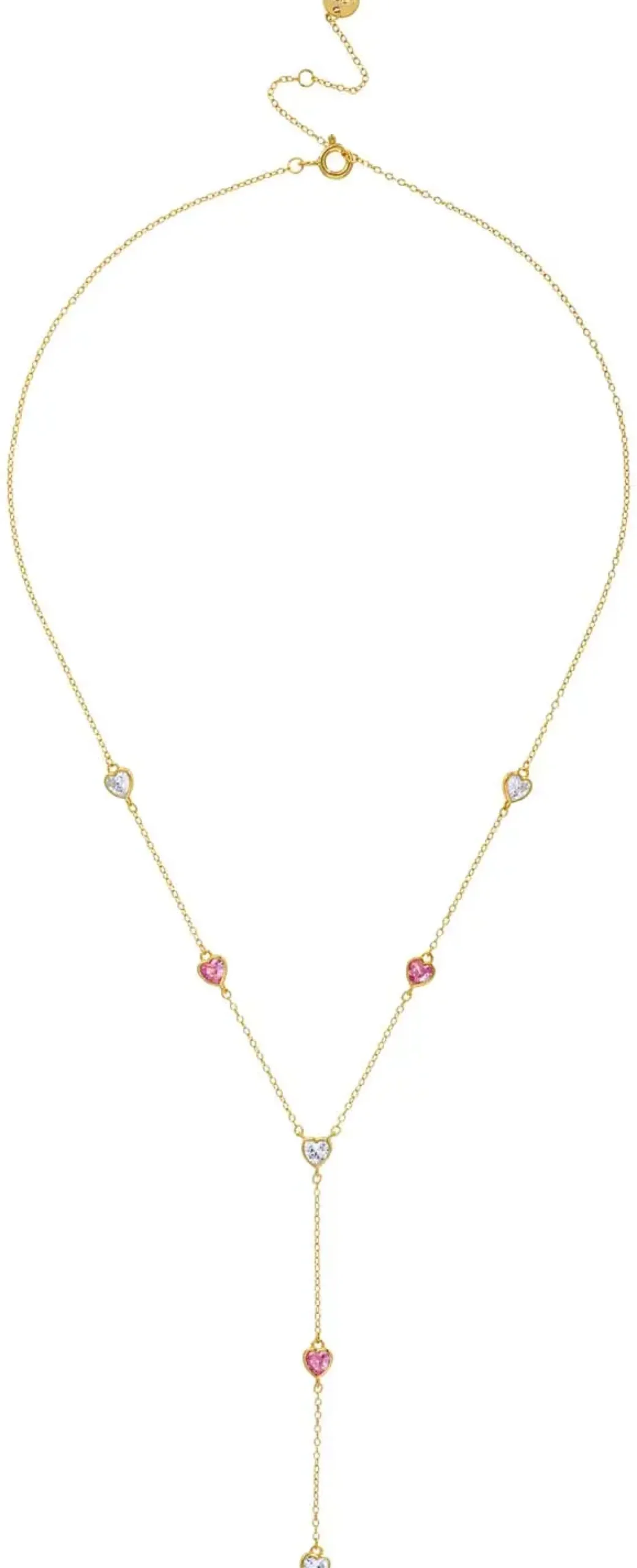 Bijou Brigitte Silver Crystals|Ketten 925Er Silber>Kette - Tempting Hearts gold