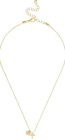 Bijou Brigitte Ketten Gold>Kette – Tiny Cross gold