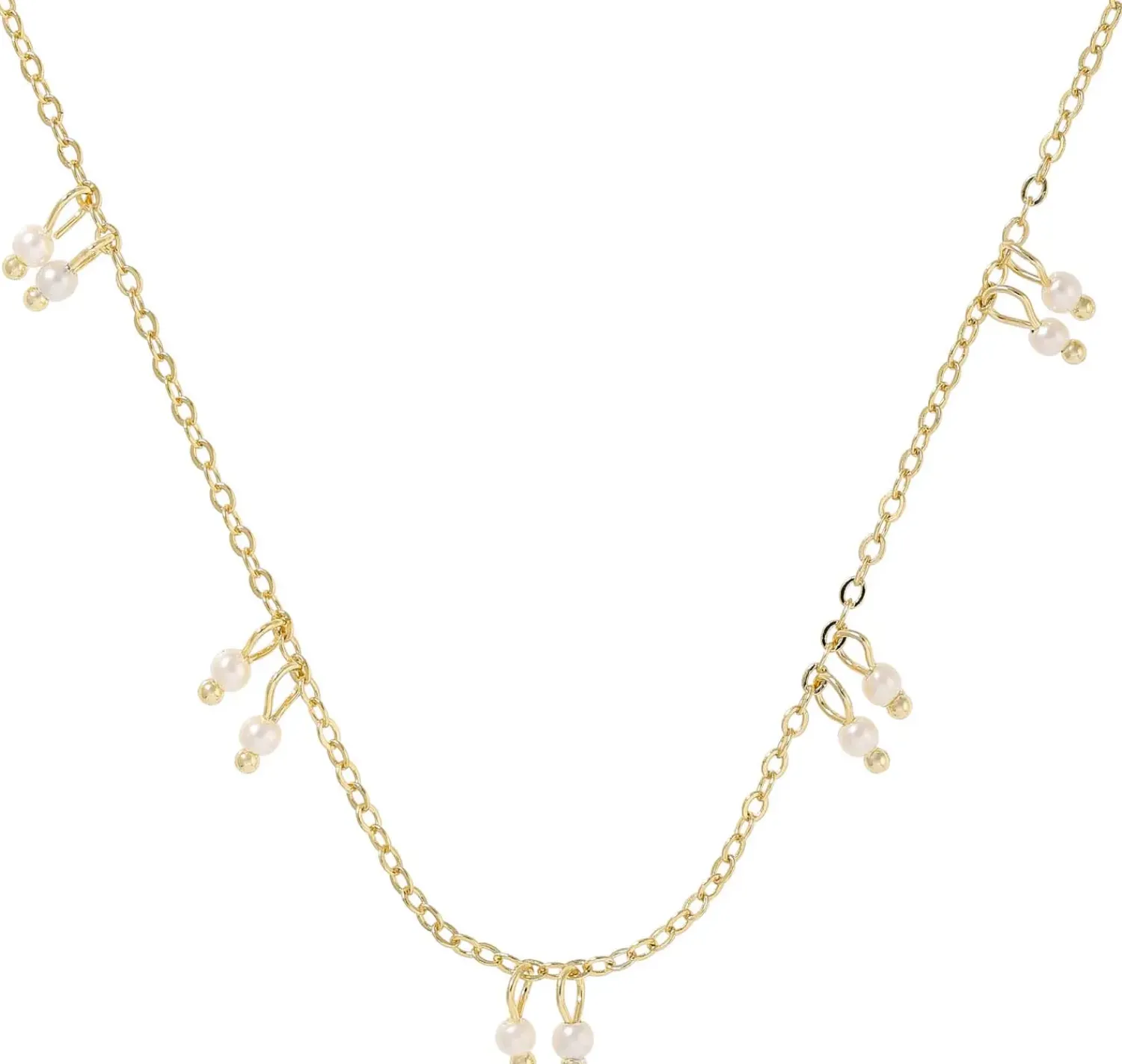 Bijou Brigitte Ketten Gold>Kette - Tiny Pearls gold