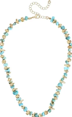 Bijou Brigitte Statement-Ketten>Kette - Turquoise Gold türkis