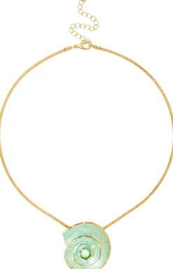 Bijou Brigitte Maritimer Schmuck|Ketten Gold>Kette - Turquoise Waves türkis, gold