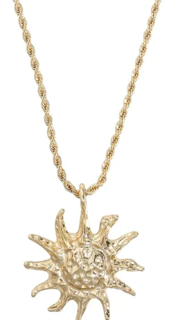 Bijou Brigitte Boho-Schmuck|Ketten Gold>Kette - Twisted Sun gold