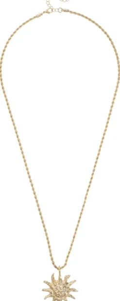 Bijou Brigitte Boho-Schmuck|Ketten Gold>Kette - Twisted Sun gold