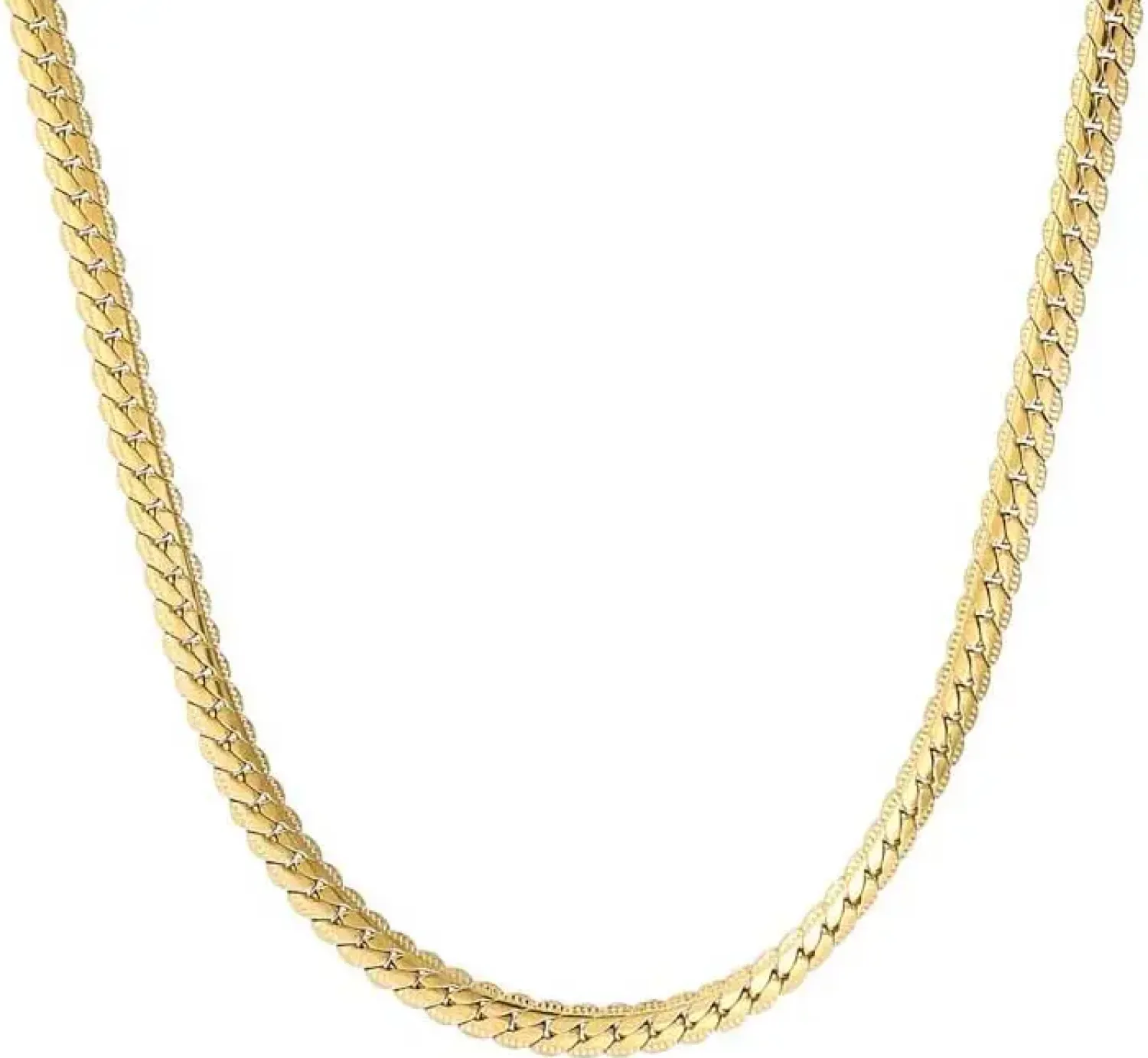 Bijou Brigitte Edelstahlschmuck In Gold|Basics>Kette - Urban Link gold