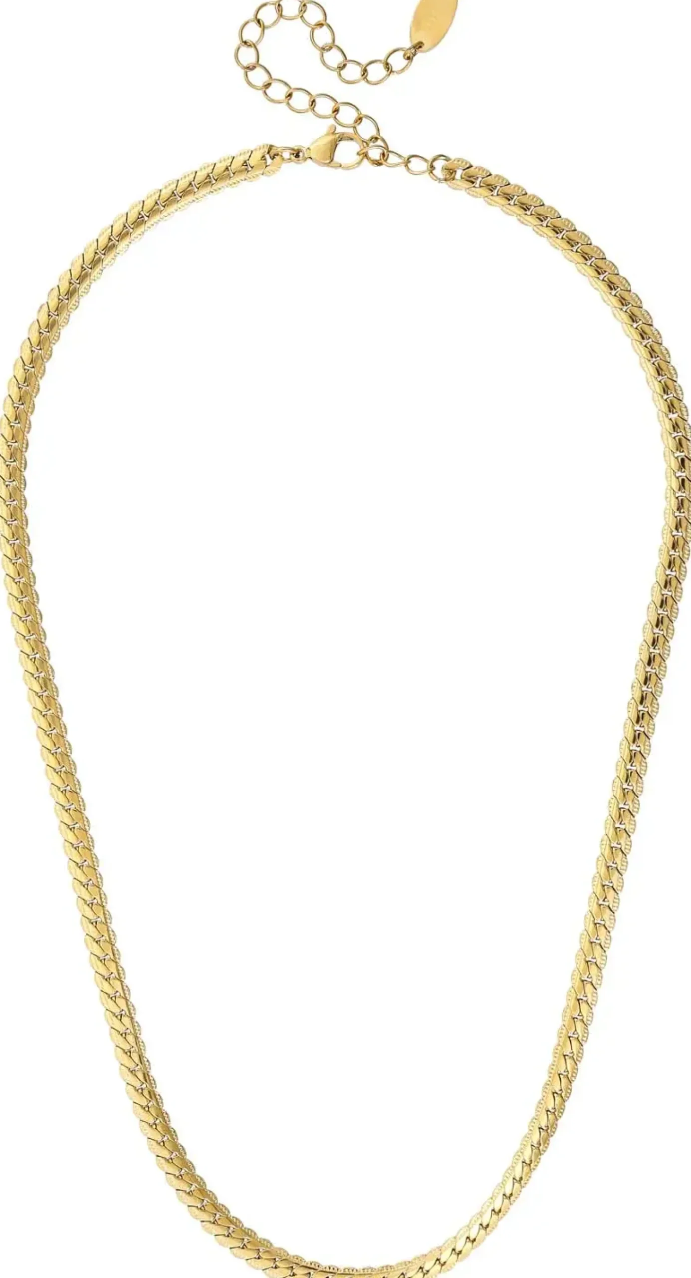 Bijou Brigitte Edelstahlschmuck In Gold|Basics>Kette - Urban Link gold