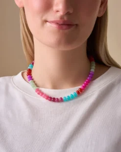 Bijou Brigitte Pastellschmuck|Bunter Schmuck>Kette - Vibrant Quartz mehrfarbig