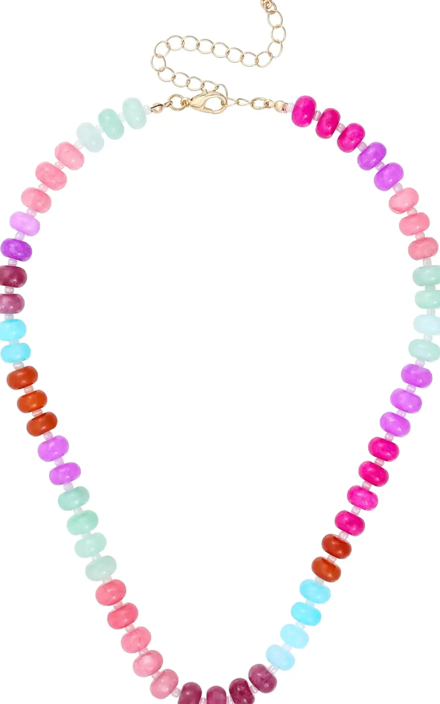 Bijou Brigitte Pastellschmuck|Bunter Schmuck>Kette - Vibrant Quartz mehrfarbig