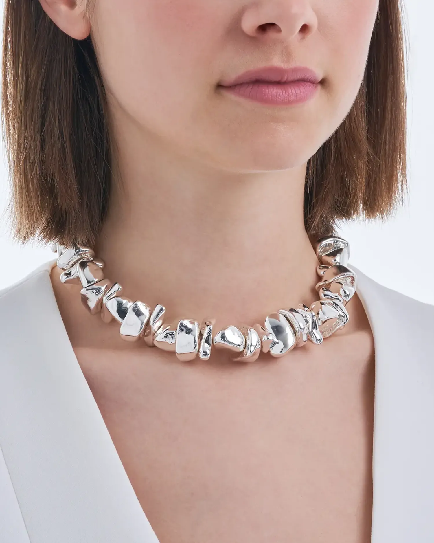 Bijou Brigitte Statement-Ketten>Kette - Vibrant Silver silber