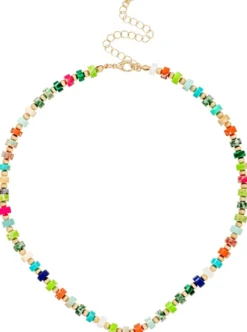 Bijou Brigitte Bunter Schmuck>Kette - Vibrant Turquoise mehrfarbig
