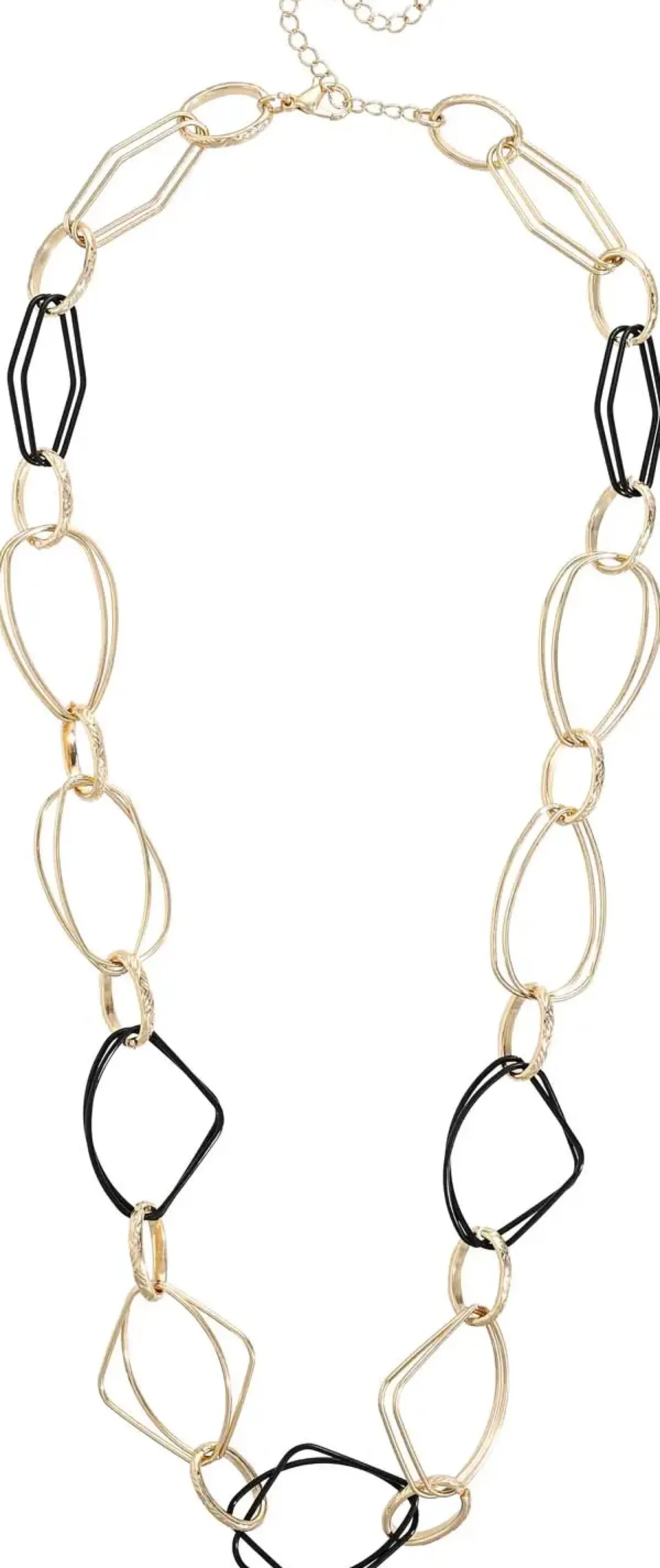 Bijou Brigitte Statement-Ketten|Ketten Gold>Kette - Vintage Gleam schwarz, gold