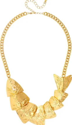 Bijou Brigitte Statement-Ketten|Ketten Gold>Kette - Vintage Plates gold