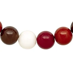 Bijou Brigitte Statement-Ketten>Kette - Warm Harmony braun, weiß, rot