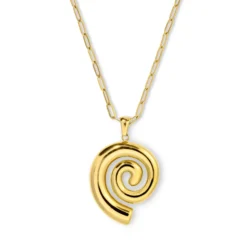 Bijou Brigitte Edelstahlketten|Wasserfester Schmuck>Kette - Water Shell gold