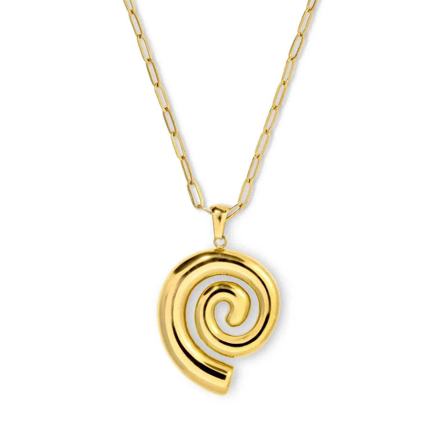 Bijou Brigitte Edelstahlketten|Wasserfester Schmuck>Kette - Water Shell gold