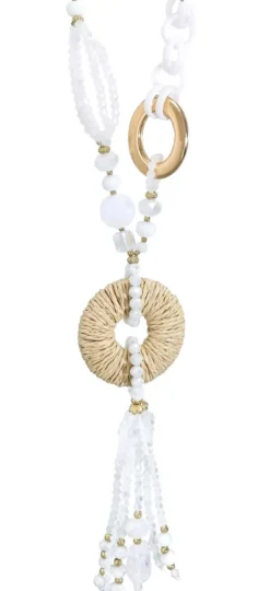 Bijou Brigitte Statement-Ketten>Kette - White Beads weiß