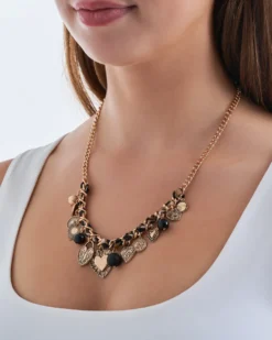 Bijou Brigitte Ketten Gold|Für Bestimmte Personen>Kette - Wild Charms schwarz, gold