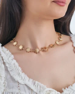 Bijou Brigitte Boho-Schmuck|Ketten Gold>Kette - Wonderful Sun gold