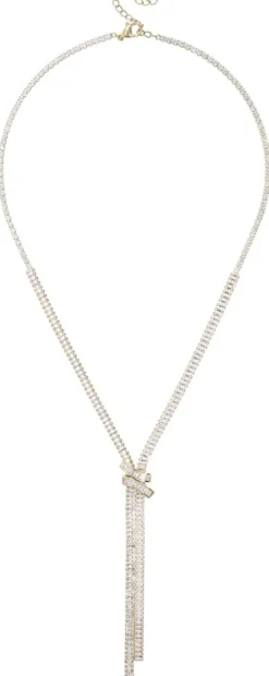 Bijou Brigitte Ketten Gold>Kette - Zirconia Knot gold