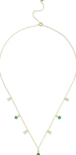 Bijou Brigitte Ketten 925Er Silber|Ketten Gold>Kette - Zirconia Pendants gold
