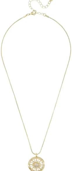 Bijou Brigitte Ketten Gold>Kette - Zirconia Sun gold