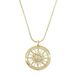 Bijou Brigitte Ketten Gold>Kette - Zirconia Sun gold