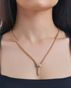 Bijou Brigitte Ketten Gold>Kette - Zirconia Venom gold